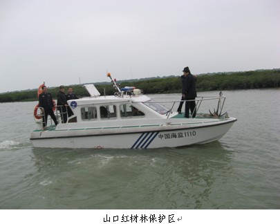 山口红树林保护区海监支队海洋环境保护普法宣传