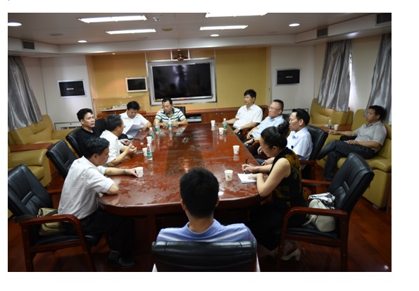 市应急办到钦州市海洋局开展创建“钦州港海洋生态环境突发事件应急处置示范点”调研工作