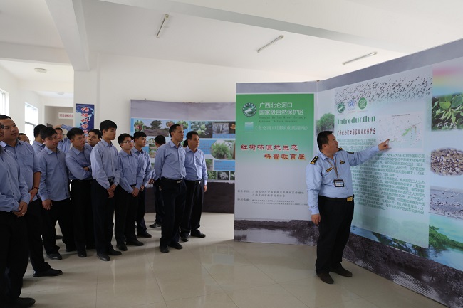 防城港市海洋局港口区分局实地走访防城港市海岸线