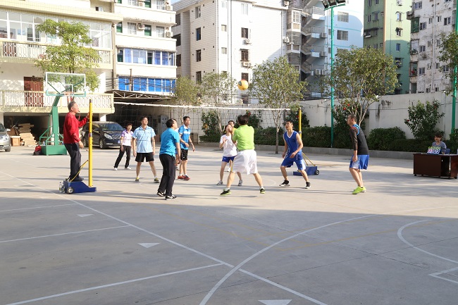 自治区海洋局举行“庆元旦・迎新年”气排球、篮球活动