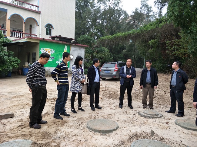 自治区海洋局刘斌副局长带队对北仑河口国家级自然保护区进行督查