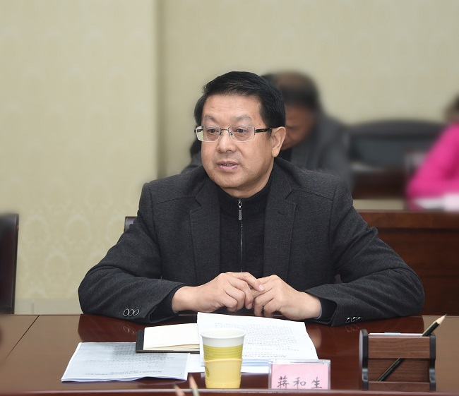 自治区副主席黄伟京到自治区海洋和渔业厅召开座谈会