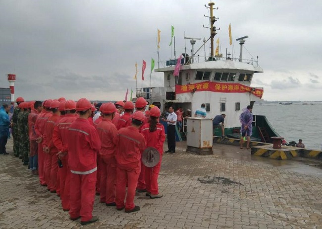 广西液化天然气（LNG）项目渔业资源补偿增殖放流活动在北海举行